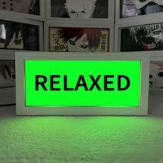 氛圍燈 桌面擺件 LED發光小夜燈, 539- RELAXED-木紋-木紋框,16色-遙控-升級實木框-長條燈