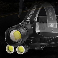 라온샵 LED 헤드랜턴 X160-2C 5배 줌 C타입 충전 후레쉬 LED헤드랜턴 충전헤드랜턴