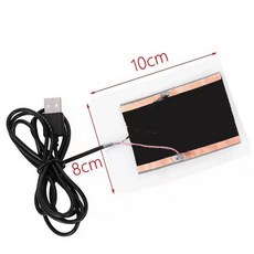 패드 USB 발열패드 온열 곰돌이 귀여운 워머, 히팅패드 6x8cm