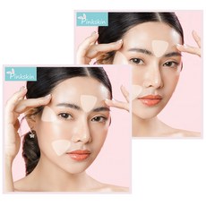 핑크스킨 원케어 페이셜 패치, 2개, 40개입