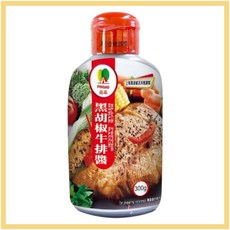 品高 燒肉 烤肉 醬汁, 1個, 黑胡椒牛排醬 300g