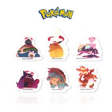 포켓몬스터 지우개 포켓몬지우개 6개 거다이맥스 캐릭터별, 포켓몬지우개x6개(거다이맥스 캐릭터별)