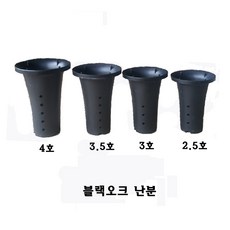 난화분 블랙오크난분 춘란분/3호~4호/중-선택 각10개세트, 블랙오크, 1개