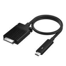 EbidDealz Thunderbolt-3 USB-C 케이블 3V37X용 교체품 Dell 도킹 스테이션 TB15 및 TB16과 함께 작동 K16A 및 K17A와 같은 모델