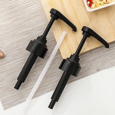 굴 샐러드 시럽 소스 꿀 양념 펌프 헤드 주방소품, 1개