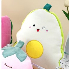 쿠션 이불 겸용 낮잠 담요 아보카도 캐릭터 캠핑, mod 아보카도 인형 쿠션담요