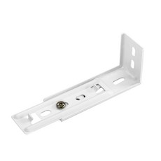 더원홈데코 2단 일체형 꺽쇠 3p, 1세트, 화이트