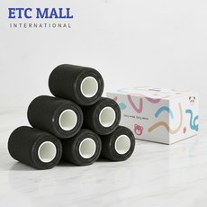 이티씨몰 자가점착 밴드 7.5cm 압박붕대 5+1 블랙