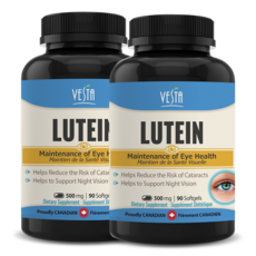 [캐나다본사 빠른직구] 베스타 루테인 눈영양제 500mg 90정 아스타잔틴 함유, 2개