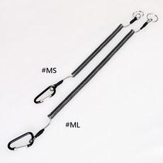 V-FOX WEFOX 鉅灣 磯釣失手繩 登山扣 內包鋼絲線 SABPOLO 內部鋼絲 失手繩 通用失手繩 誘餌杓失手繩, 1個, 磯用失手繩-SS(27cm/90cm)