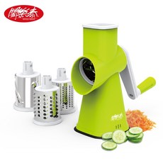 派樂嚴選 新一代滾筒切菜器 切片 切絲 磨碎 快速切菜機 紅蘿蔔刨絲生菜沙拉起司堅果調理器, 1個