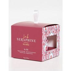 L'or de Seraphine 美國天然棕櫚蠟香氛蠟燭，設計師陶瓷罐，木質柑橘調，聖誕裝飾, 1個, 02 Soirée 晚宴