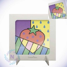 데코샌드 액자 딸기 색모래놀이 샌드아트