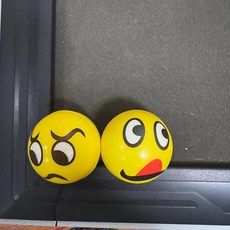 얼굴 스퀴즈볼 12개 스트레스해소 피젯 장난감, 2개