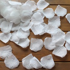 꿈처럼 플라워샤워 브라이덜샤워 웨딩촬영 꽃잎 1000장, 1개, 화이트