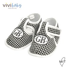 Vivibaby 賽車格學步鞋 嬰兒防滑軟底鞋 舒適保暖 台灣製造