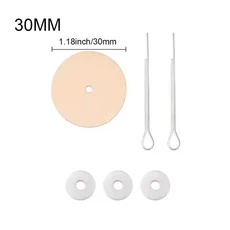 새로운 50PCS 나무 조인트 커넥터 수제 테디 베어 공예 어린이 어린이 장난감 DIY Scrapbooking 수동 수공, 01 50PCS(10Set), 06 30mm