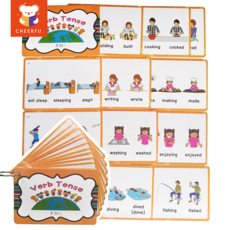 영어 문법 학습 카드 어휘 학습 단어 영어 학습 카드, Verbs Tense（동사 시제）, 1개