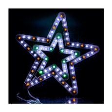 미니 소형 12V 별LED 12cm 120mm 백색 포인트에메랄드 / A120 국산 별모양LED바 인테리어용 크리스마스 트리LED 성당교회 종탑LED, 12V 에메랄드 12cm