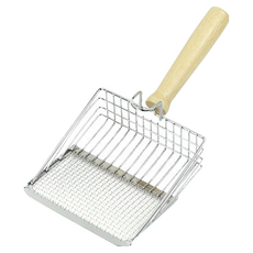 金屬雙格貓砂鏟, 1個