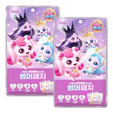 프린세스 캐치티니핑 썸머패치 24매입 26년제조, 2개, 혼합