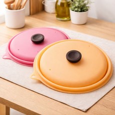 전자레인지 냉장고 실리콘 음식덮개 22 위생보관 돔푸드커버, 오렌지