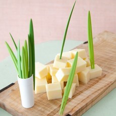CiaoCiao 繑繑 創意竹葉造型水果叉 禮品 禮物 叉子 水果叉 造型 葉子 派對 趣味 餐桌, 綠, 1個