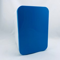 兩用款車用8L大容量迷你小冰箱 冷暖兩用小型冰櫃 保溫冷藏迷你小冰箱宿舍, 晶鑽藍, 1個