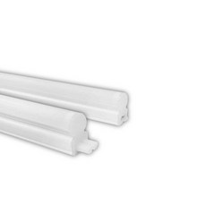 Crazy Woo Jin LED T5支架燈 簡約時尚 高亮度節能 多尺寸可選, 台灣CNS認證-4尺【2孔】霧面罩-白光, 1個