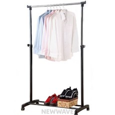 새결이네 KT 1단 이동식 행거 베란다옷건조