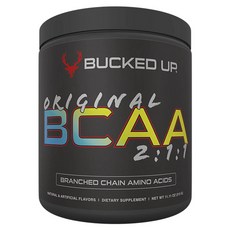 BUCKED UP BCAA 2:1:1支鏈胺基酸粉 藍色鳳梨風味, 1個, 315克
