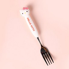 산리오 피규어 포크-헬로키티, 1개, 기본, 1개