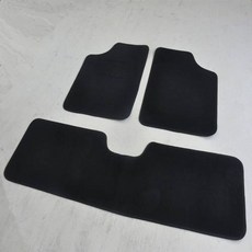 桃園發貨 車用腳墊單片通用腳墊 卡通汽車脚踏墊 汽車用品汽車內飾, 單張後排連體黑色一片