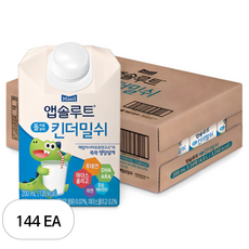 앱솔루트 킨더밀쉬 유아우유, 200ml, 144개