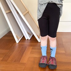 SMILE MORLI 여름 아동용 데일리 5부 쫄바지 레깅스