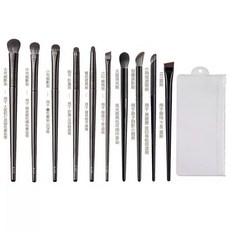 10支 眼部化妝刷 眼影刷 臥蠶刷 鼻影刷 暈染刷 細節刷 軟毛眼妝刷具套裝, 1個, 滄州眼影刷套裝10支