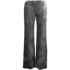 알베르타페레티 크러시드 벨벳 로우라이즈 팬츠