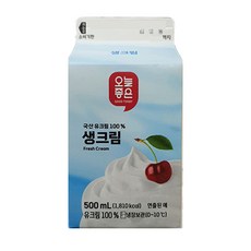 오늘좋은 생크림, 1개, 500g