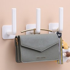 무타공 다용도 흡착 훅 컬러 원형 문걸이 수납 걸이 세트 재사용 가능, 색상혼합, 4개