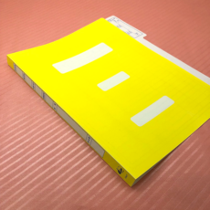 문구로드 pp 정부화일 A4 4칼라, 10개, pp노랑