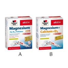 德國 Doppelherz 鎂補充口服微粒，方便攜帶，快速補充，維持肌肉與神經正常功能, 1個, 鎂+b