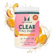 마이프로틴 클리어 웨이 아이솔레이트 단백질 파우더 복숭아망고 1.1lb 20회분 20..., 1개, 499g
