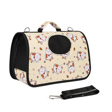 便攜式寵物外出包包 小狗包 貓咪包 寵物包 寵物包外出便攜泰狗狗出門手提式狗狗斜挎包狗狗貓咪外出包幼犬, 灰貓魚, 1個