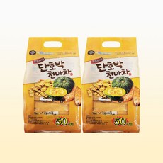 동일 콘플레이크 단호박차 100T (50T X 2개), 2개, 1개입, 18g