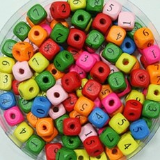 나무비즈 숫자 색상혼합 비즈부자재 만들기재료 비즈공예dao6+5qYd