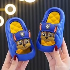 台灣-出貨 汪汪队拖鞋儿童男夏季小孩包头防滑软底沙滩中小童1-3岁5宝宝拖鞋