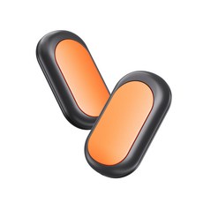 迷你暖手寶 雙面恆溫發熱 USB充電 輕巧便攜 冬季保暖神器, 橘色, H16