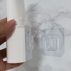 벽부착 리모컨걸이 거치대 투명 후크 리모콘 클립, 1개