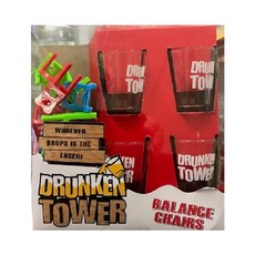 드링크 타워 의자쌓기 놀이 술게임, 1개, 혼합색상