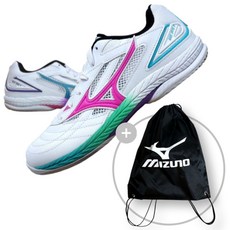 미즈노 웨이브드라이브9 탁구화+신발주머니세트 81GA220505 화이트핑크민트 남녀공용